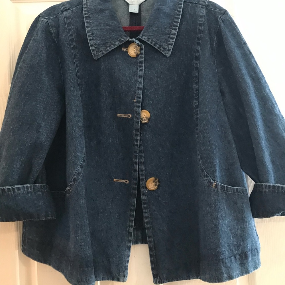 Denim Swing Jacket